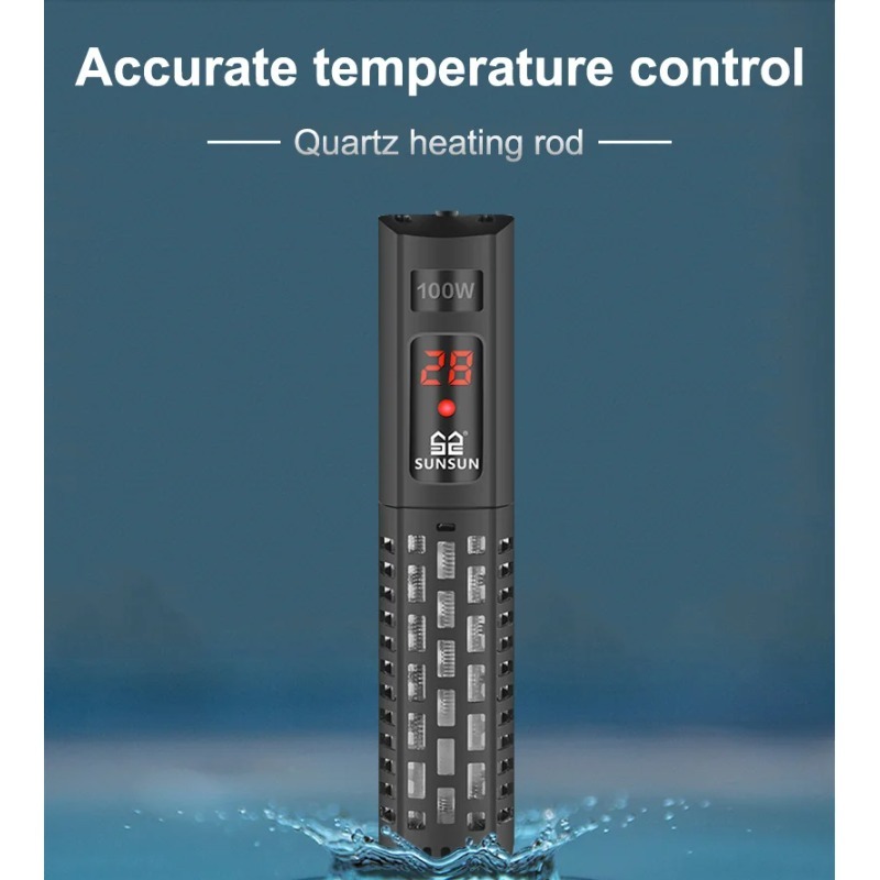 Fish Tank Heater - Aquecedor Submersível para Aquário com Display