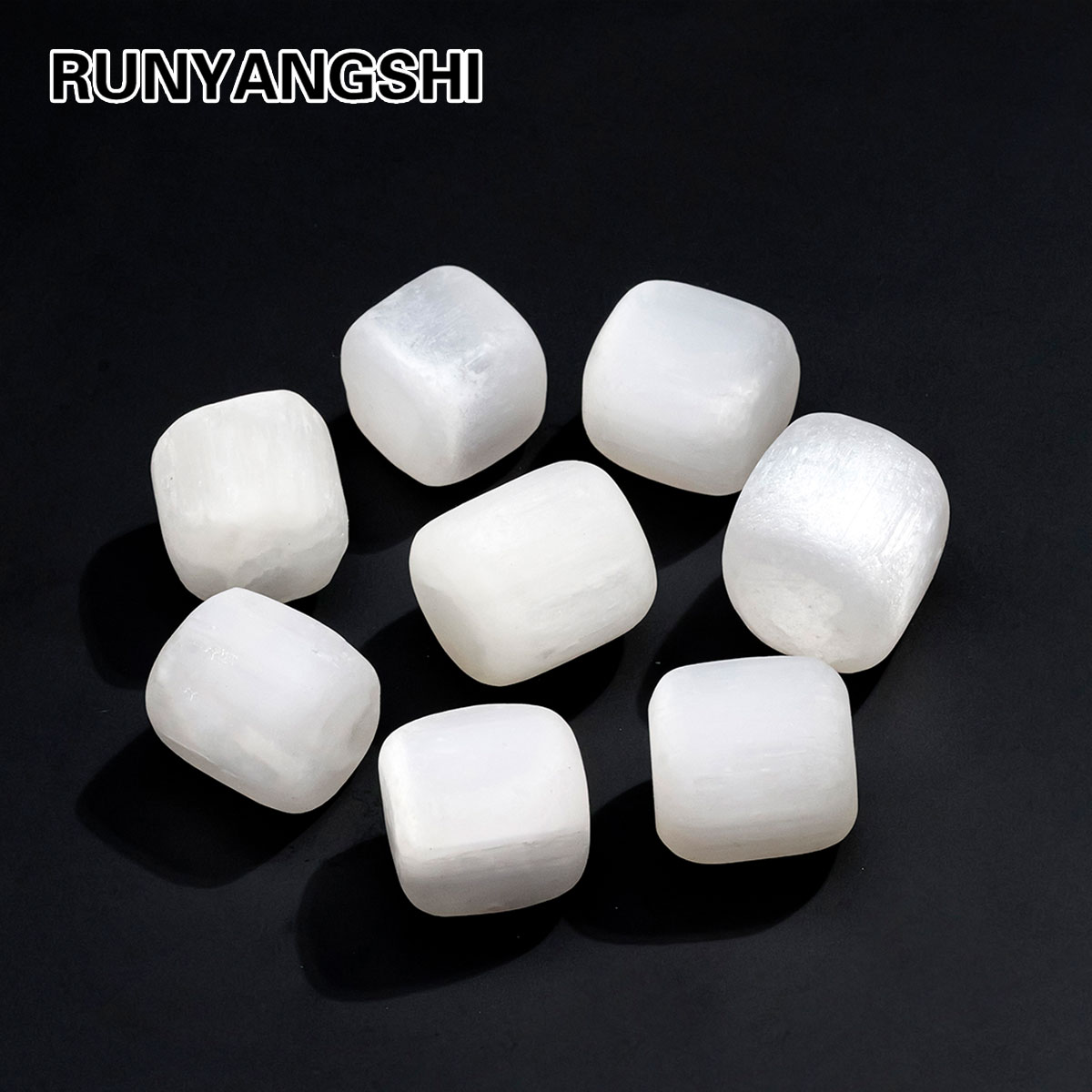 Fish Tank Gravel - 1pc pedras de rolamento de selenita