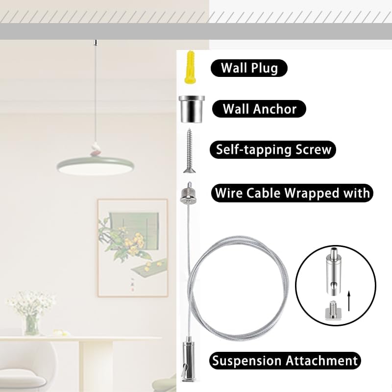 Aquarium Light - Kit de sistema de suspensão de