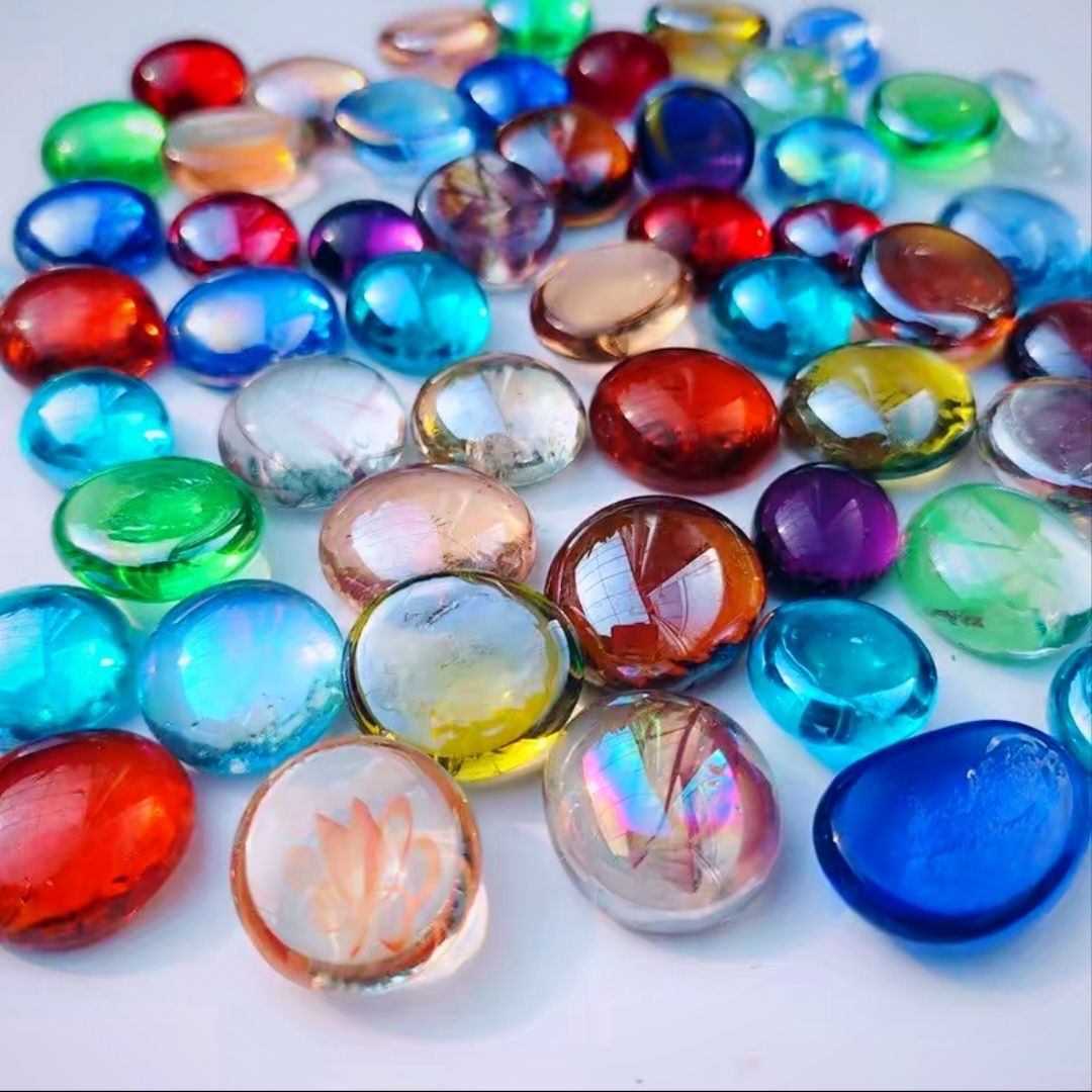 Fish Tank Gravel - Pedras Pequenas Coloridas Misturadas com Contas