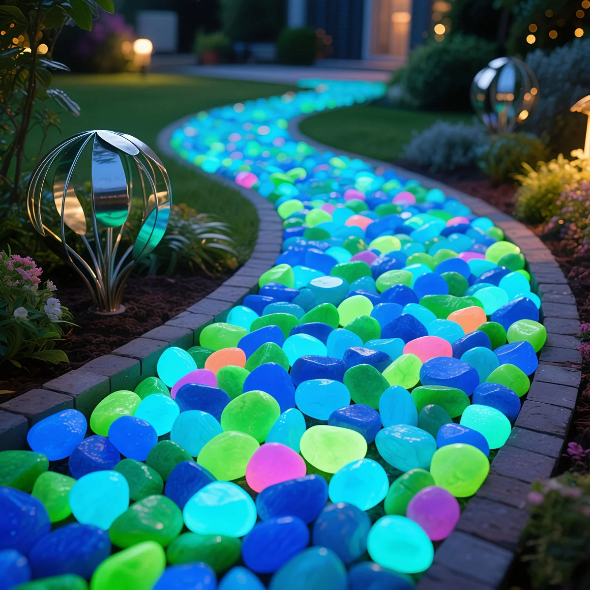 Pedras Luminosas Coloridas de  - Fish Aquarium Home avaliação e preço