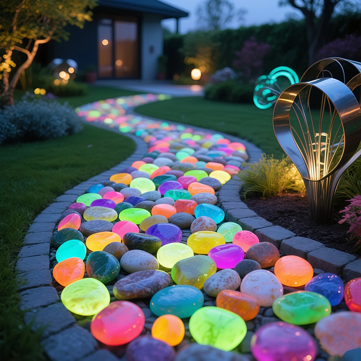 Pedras Luminosas Coloridas de  - Fish Aquarium Home avaliação e preço