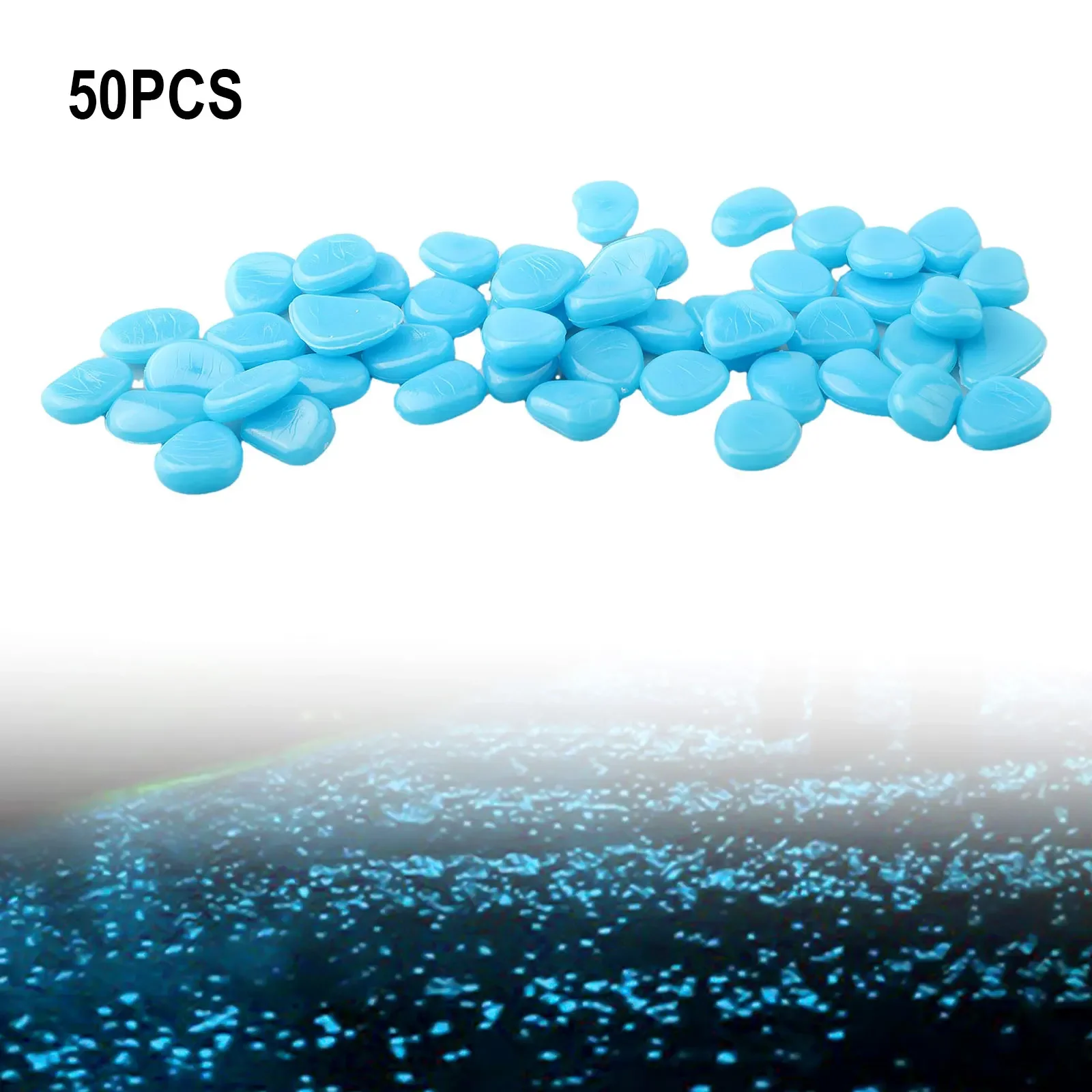 50 Pçs/set Brilha No Escuro Pe - Fish Aquarium Home avaliação e preço
