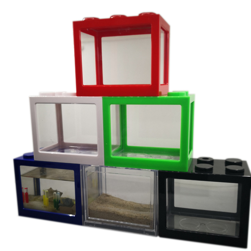Mini Aquário de 7 Cores para P - Betta Fish Tank avaliação e preço