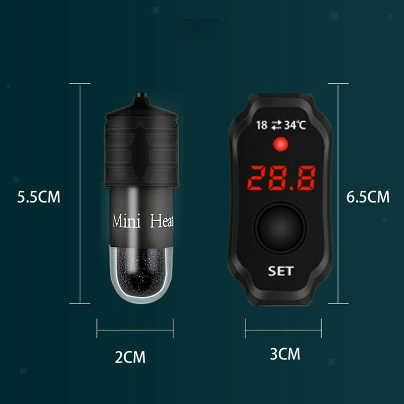 Mini Aquarium Fish Tank Aquece - Fish Tank Heater avaliação e preço