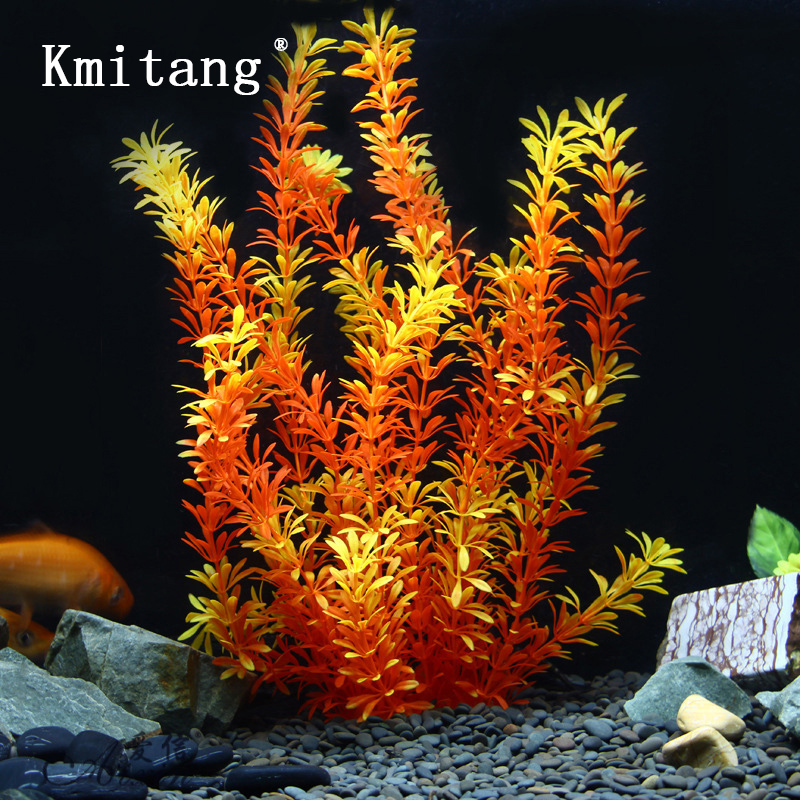 Plantas Tropicais Artificiais  - Fish Aquarium Home avaliação e preço