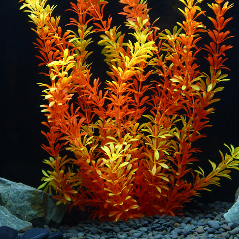 Plantas Tropicais Artificiais  - Fish Aquarium Home avaliação e preço