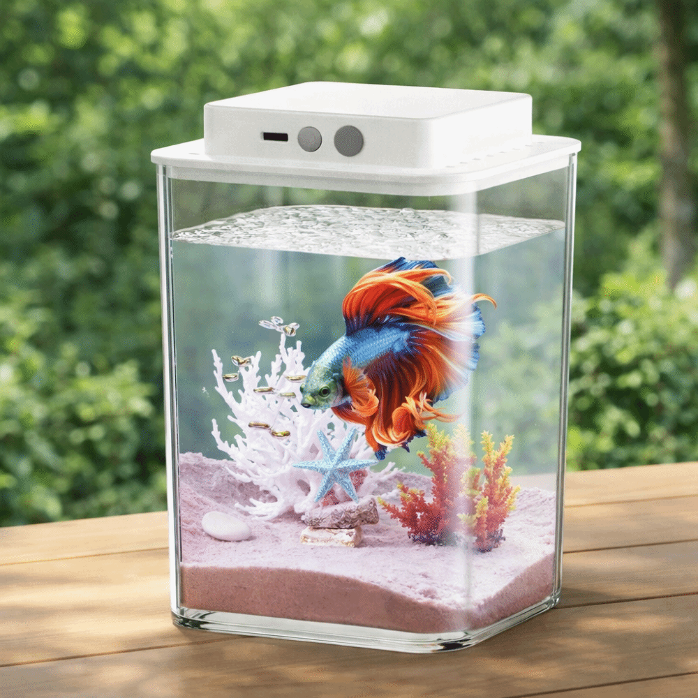 Aquário Transparente para Peix - Betta Fish Tank avaliação e preço