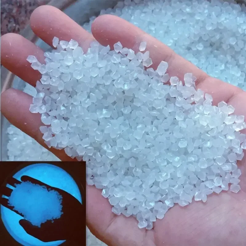 1000 pçs 3-5mm areia luminosa  - Fish Aquarium Home avaliação e preço